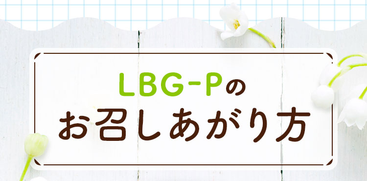 LBG-Pのお召しあがり方